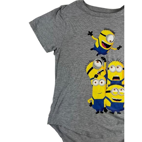 Illumination Minions T-Shirt Large Gray Multi Character Short Sleeve Cotton - Picture 7 of 8